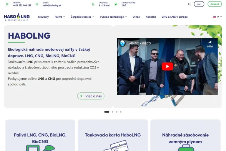 Korporátna firemná webstránka Habolng.sk je vybavená rýchlou responzívnou témou od tých najlepších vývojárov. Web stránka vo WordPress obsahuje portfólio služieb a prezentáciu spoločnosti.