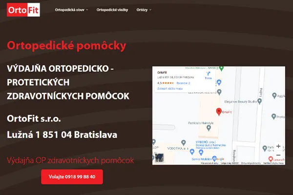 Pri tvorbe web stránky na doméne Ortofit.sk sme použili rýchlu responzívnu tému od tých najlepších vývojárov. Na web stránke sme realizovali  portfólio produktov a prezentáciu spoločnosti.